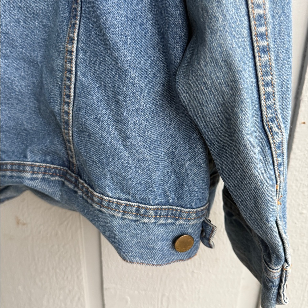 Great Northwest Clothing Company Blue Jean Jacket embroidered gorilla back 2X - Picture 8 of 8